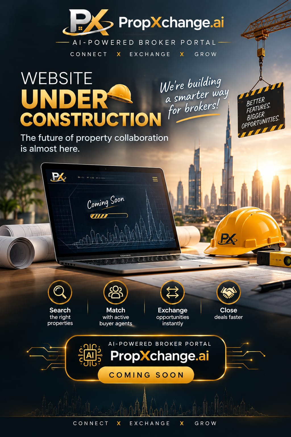 PROPXCHANGE - Website Under Construction
